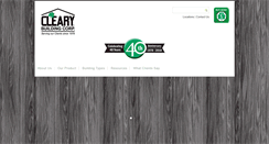 Desktop Screenshot of clearybuilding.com